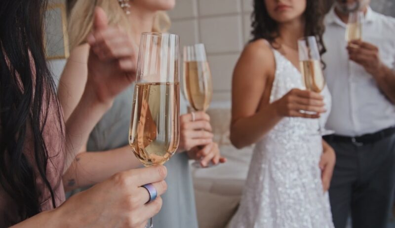 Champagne on Wedding